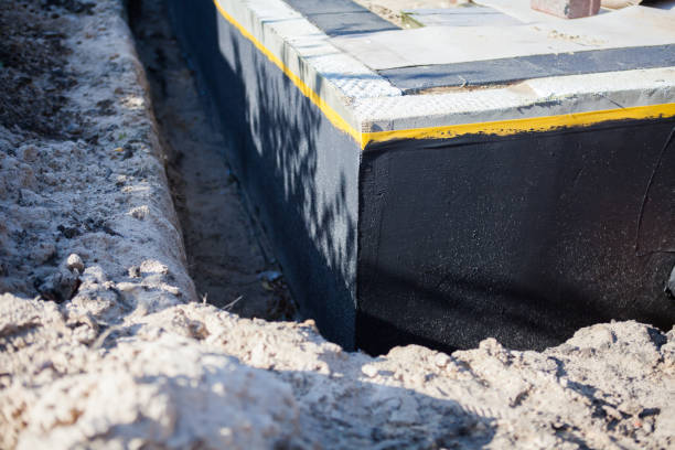 Residential Wet Basement Repair installation at a Odon, IN home by SJ Waterproofing Pros